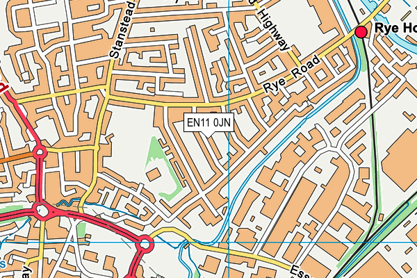 EN11 0JN map - OS VectorMap District (Ordnance Survey) EN11 0JN map - OS VectorMap District (Ordnance Survey)