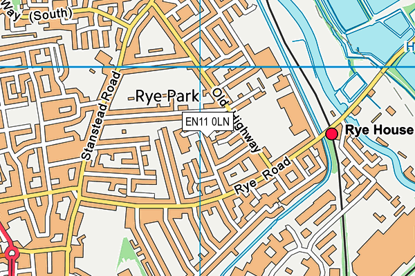 EN11 0LN map - OS VectorMap District (Ordnance Survey) EN11 0LN map - OS VectorMap District (Ordnance Survey)