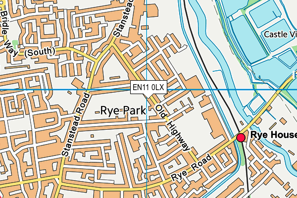 EN11 0LX map - OS VectorMap District (Ordnance Survey) EN11 0LX map - OS VectorMap District (Ordnance Survey)