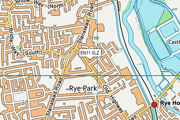 EN11 0LZ map - OS VectorMap District (Ordnance Survey) EN11 0LZ map - OS VectorMap District (Ordnance Survey)