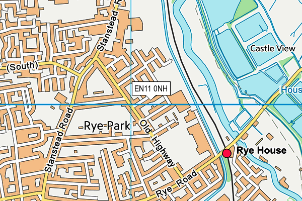EN11 0NH map - OS VectorMap District (Ordnance Survey) EN11 0NH map - OS VectorMap District (Ordnance Survey)