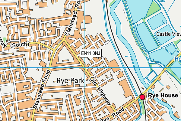 EN11 0NJ map - OS VectorMap District (Ordnance Survey) EN11 0NJ map - OS VectorMap District (Ordnance Survey)