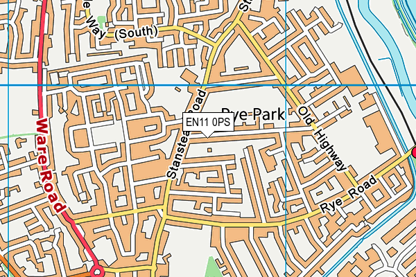 EN11 0PS map - OS VectorMap District (Ordnance Survey) EN11 0PS map - OS VectorMap District (Ordnance Survey)