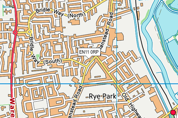 EN11 0RP map - OS VectorMap District (Ordnance Survey) EN11 0RP map - OS VectorMap District (Ordnance Survey)