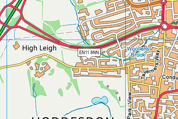 EN11 8NN map - OS VectorMap District (Ordnance Survey) EN11 8NN map - OS VectorMap District (Ordnance Survey)