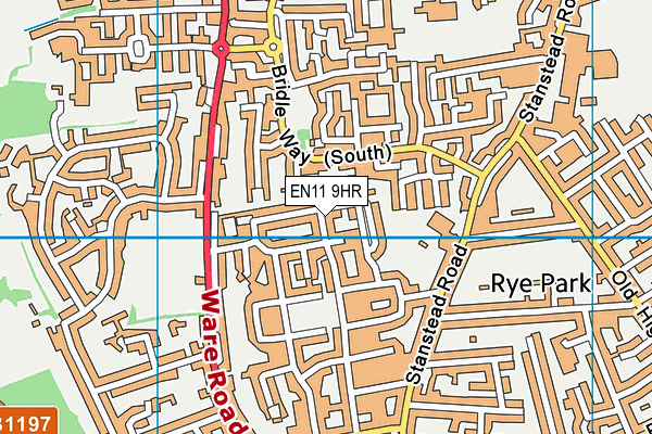 EN11 9HR map - OS VectorMap District (Ordnance Survey) EN11 9HR map - OS VectorMap District (Ordnance Survey)