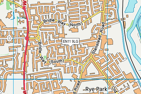 EN11 9LG map - OS VectorMap District (Ordnance Survey) EN11 9LG map - OS VectorMap District (Ordnance Survey)