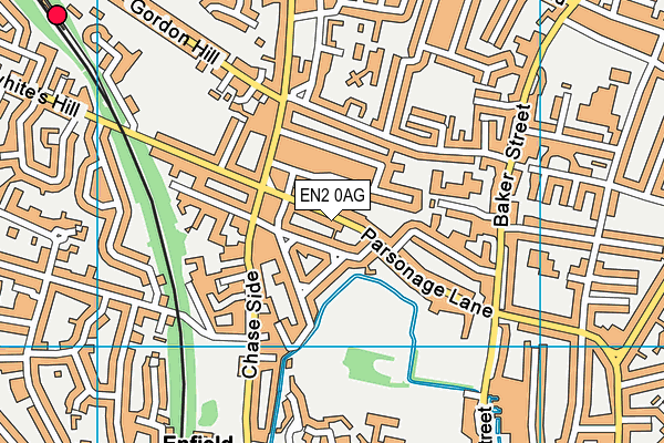EN2 0AG map - OS VectorMap District (Ordnance Survey) EN2 0AG map - OS VectorMap District (Ordnance Survey)