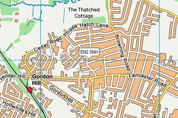 EN2 0NH map - OS VectorMap District (Ordnance Survey) EN2 0NH map - OS VectorMap District (Ordnance Survey)
