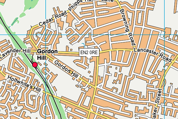 EN2 0RE map - OS VectorMap District (Ordnance Survey) EN2 0RE map - OS VectorMap District (Ordnance Survey)