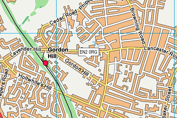 EN2 0RG map - OS VectorMap District (Ordnance Survey) EN2 0RG map - OS VectorMap District (Ordnance Survey)