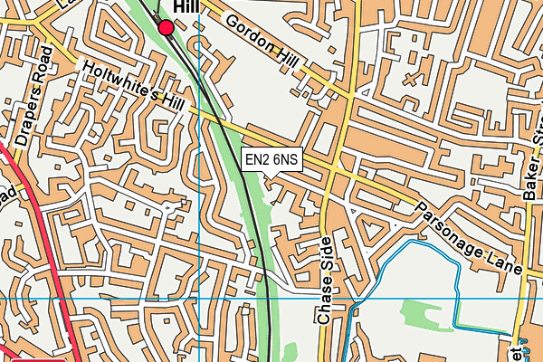 EN2 6NS map - OS VectorMap District (Ordnance Survey) EN2 6NS map - OS VectorMap District (Ordnance Survey)