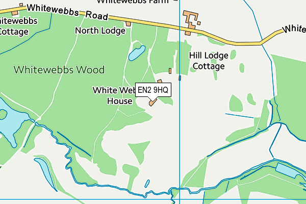 EN2 9HQ map - OS VectorMap District (Ordnance Survey) EN2 9HQ map - OS VectorMap District (Ordnance Survey)