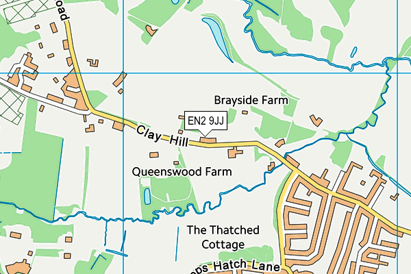 EN2 9JJ map - OS VectorMap District (Ordnance Survey) EN2 9JJ map - OS VectorMap District (Ordnance Survey)
