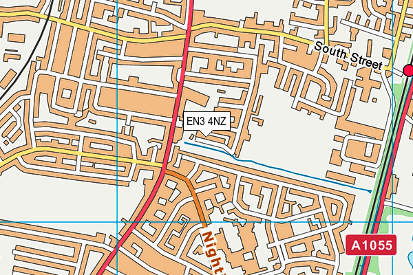 EN3 4NZ map - OS VectorMap District (Ordnance Survey) EN3 4NZ map - OS VectorMap District (Ordnance Survey)