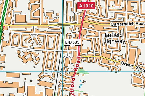EN3 5BQ map - OS VectorMap District (Ordnance Survey) EN3 5BQ map - OS VectorMap District (Ordnance Survey)