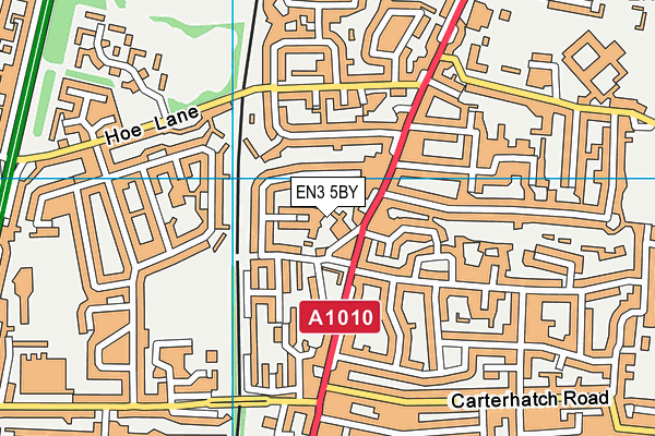 EN3 5BY map - OS VectorMap District (Ordnance Survey) EN3 5BY map - OS VectorMap District (Ordnance Survey)