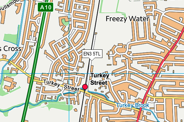 EN3 5TL map - OS VectorMap District (Ordnance Survey)