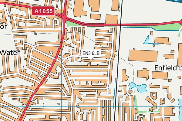 EN3 6LB map - OS VectorMap District (Ordnance Survey)
