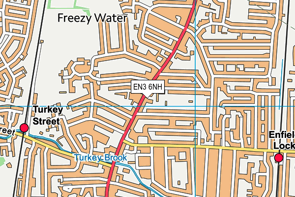 EN3 6NH map - OS VectorMap District (Ordnance Survey)