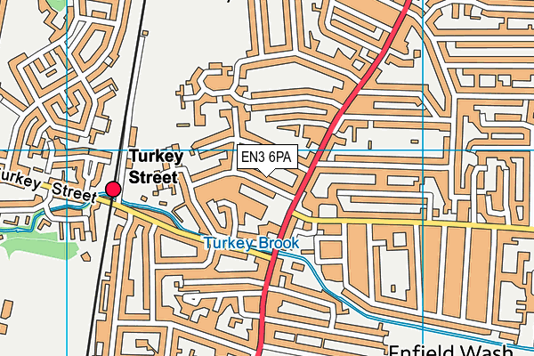 EN3 6PA map - OS VectorMap District (Ordnance Survey) EN3 6PA map - OS VectorMap District (Ordnance Survey)