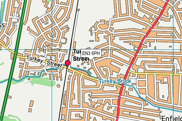 EN3 6PH map - OS VectorMap District (Ordnance Survey) EN3 6PH map - OS VectorMap District (Ordnance Survey)