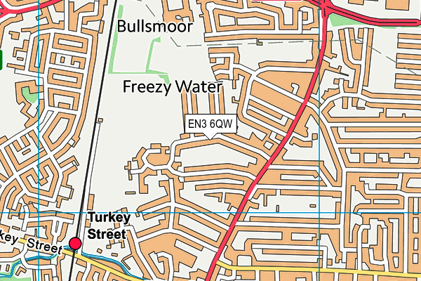 EN3 6QW map - OS VectorMap District (Ordnance Survey) EN3 6QW map - OS VectorMap District (Ordnance Survey)