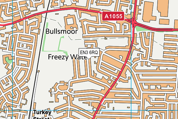 EN3 6RQ map - OS VectorMap District (Ordnance Survey)