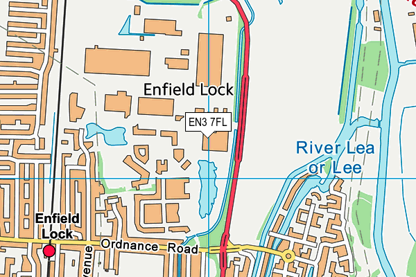 EN3 7FL map - OS VectorMap District (Ordnance Survey) EN3 7FL map - OS VectorMap District (Ordnance Survey)