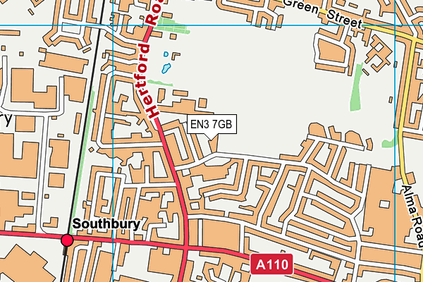 EN3 7GB map - OS VectorMap District (Ordnance Survey) EN3 7GB map - OS VectorMap District (Ordnance Survey)