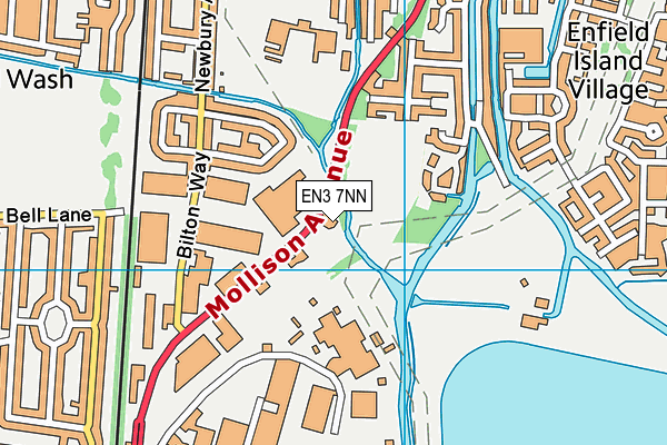 EN3 7NN map - OS VectorMap District (Ordnance Survey) EN3 7NN map - OS VectorMap District (Ordnance Survey)