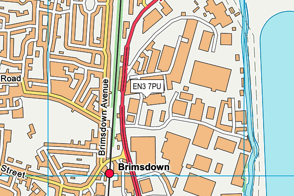 EN3 7PU map - OS VectorMap District (Ordnance Survey) EN3 7PU map - OS VectorMap District (Ordnance Survey)