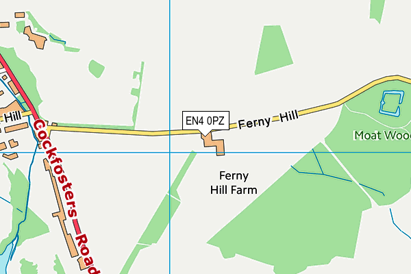 EN4 0PZ map - OS VectorMap District (Ordnance Survey) EN4 0PZ map - OS VectorMap District (Ordnance Survey)