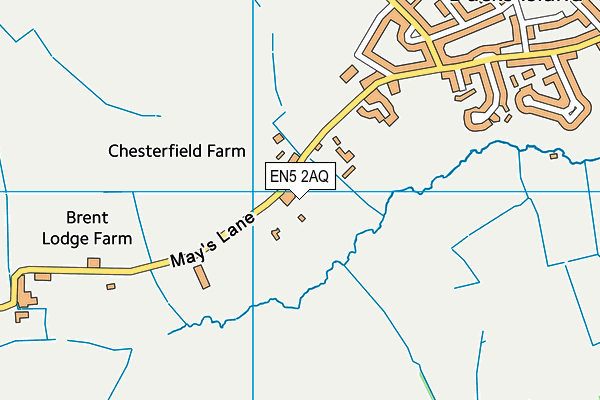 EN5 2AQ map - OS VectorMap District (Ordnance Survey) EN5 2AQ map - OS VectorMap District (Ordnance Survey)