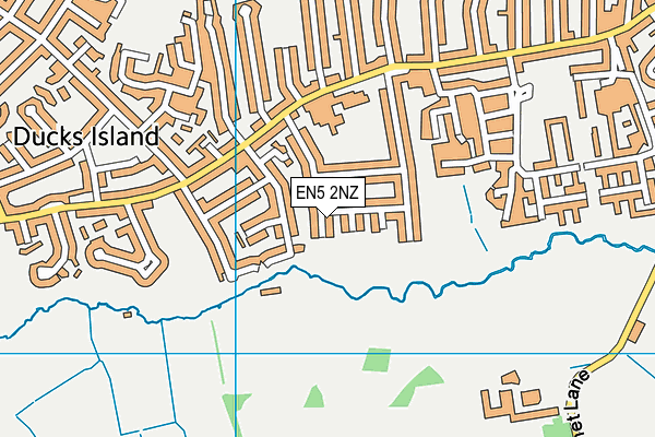EN5 2NZ map - OS VectorMap District (Ordnance Survey) EN5 2NZ map - OS VectorMap District (Ordnance Survey)