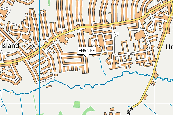 EN5 2PF map - OS VectorMap District (Ordnance Survey) EN5 2PF map - OS VectorMap District (Ordnance Survey)