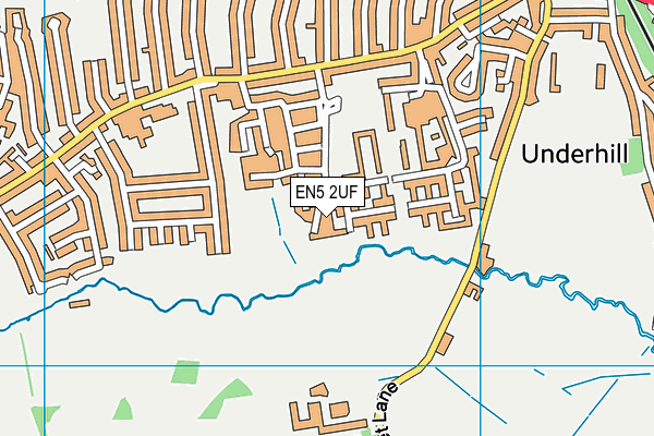 EN5 2UF map - OS VectorMap District (Ordnance Survey) EN5 2UF map - OS VectorMap District (Ordnance Survey)