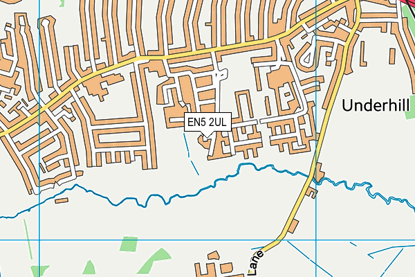 EN5 2UL map - OS VectorMap District (Ordnance Survey) EN5 2UL map - OS VectorMap District (Ordnance Survey)