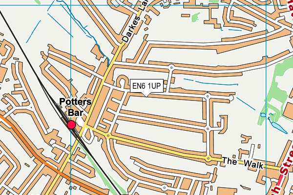 EN6 1UP map - OS VectorMap District (Ordnance Survey) EN6 1UP map - OS VectorMap District (Ordnance Survey)