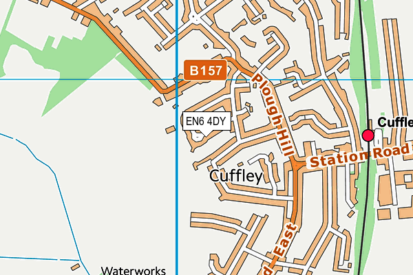 EN6 4DY map - OS VectorMap District (Ordnance Survey) EN6 4DY map - OS VectorMap District (Ordnance Survey)