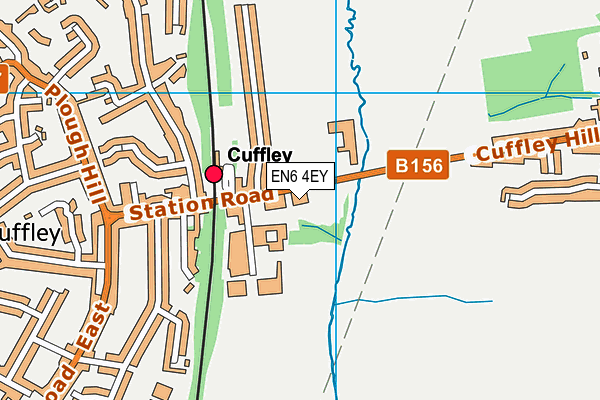 EN6 4EY map - OS VectorMap District (Ordnance Survey) EN6 4EY map - OS VectorMap District (Ordnance Survey)