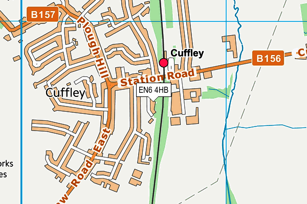 EN6 4HB map - OS VectorMap District (Ordnance Survey) EN6 4HB map - OS VectorMap District (Ordnance Survey)