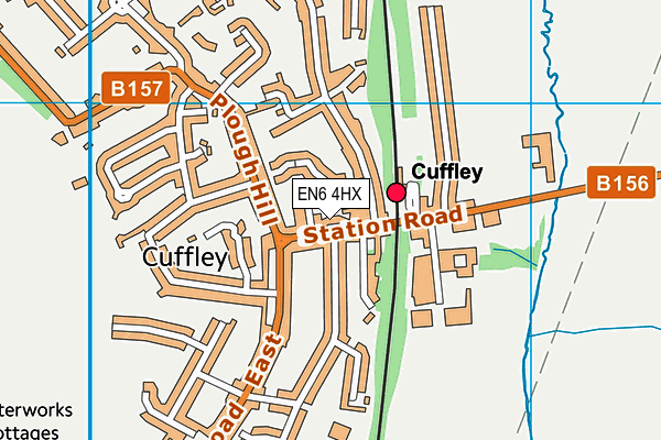 EN6 4HX map - OS VectorMap District (Ordnance Survey) EN6 4HX map - OS VectorMap District (Ordnance Survey)