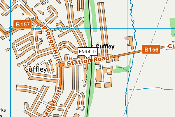 EN6 4LD map - OS VectorMap District (Ordnance Survey) EN6 4LD map - OS VectorMap District (Ordnance Survey)