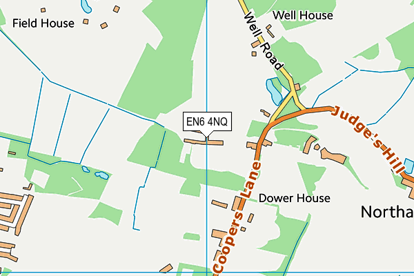 EN6 4NQ map - OS VectorMap District (Ordnance Survey) EN6 4NQ map - OS VectorMap District (Ordnance Survey)