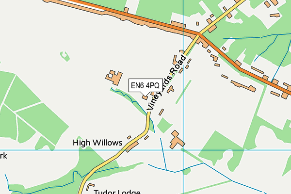 EN6 4PQ map - OS VectorMap District (Ordnance Survey) EN6 4PQ map - OS VectorMap District (Ordnance Survey)