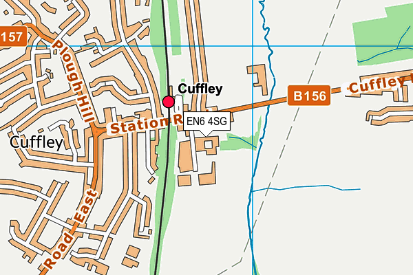 EN6 4SG map - OS VectorMap District (Ordnance Survey) EN6 4SG map - OS VectorMap District (Ordnance Survey)
