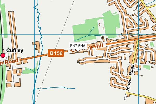 EN7 5HA map - OS VectorMap District (Ordnance Survey) EN7 5HA map - OS VectorMap District (Ordnance Survey)