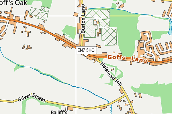 EN7 5HQ map - OS VectorMap District (Ordnance Survey) EN7 5HQ map - OS VectorMap District (Ordnance Survey)