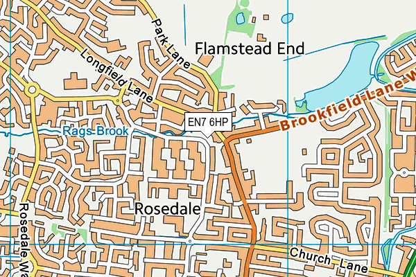 EN7 6HP map - OS VectorMap District (Ordnance Survey) EN7 6HP map - OS VectorMap District (Ordnance Survey)